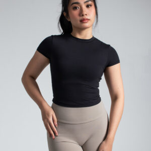 Soft Form Mid Short Sleeve T-Shirt - Black