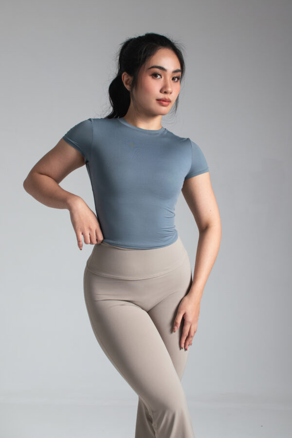 Soft Form Mid Short Sleeve T-Shirt - Dust Sky