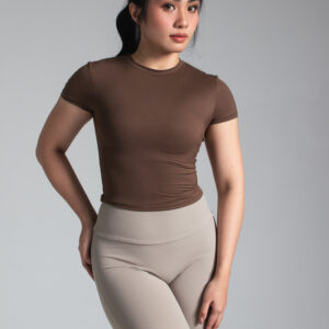 Soft Form Mid Short Sleeve T-Shirt - Toffee
