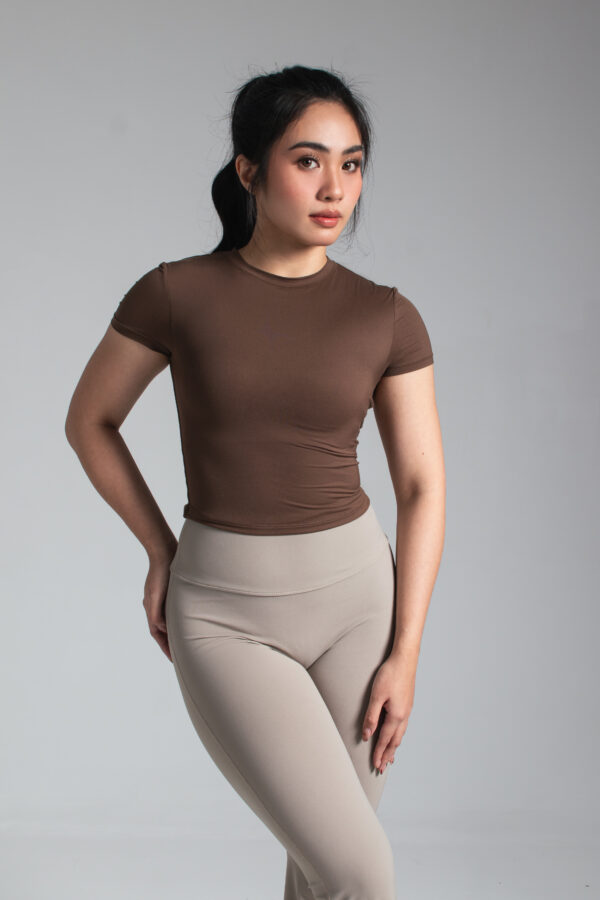 Soft Form Mid Short Sleeve T-Shirt - Toffee
