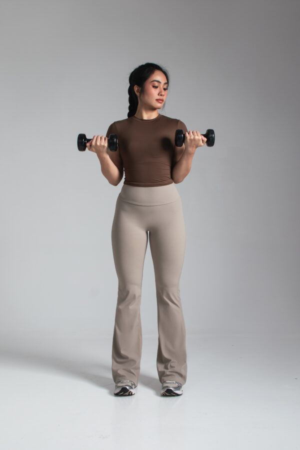 Soft Form Mid Short Sleeve T-Shirt - Toffee - Image 3
