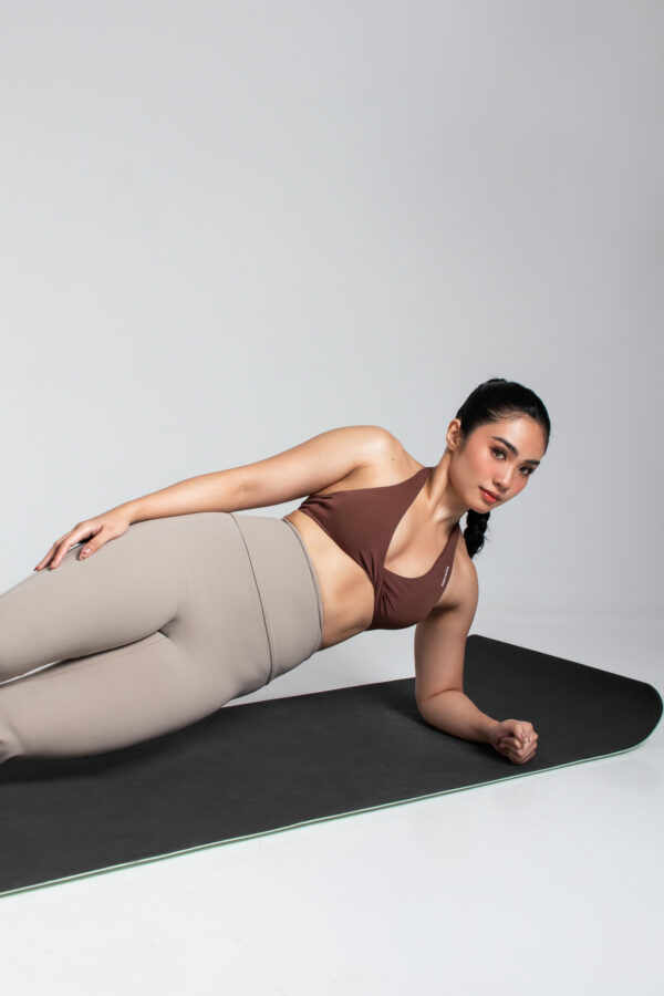Soft Twist Cloud Sports Bra - Cocoa - Image 4