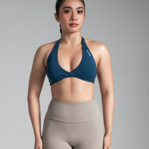Soft Twist Cloud Sports Bra - Midnight